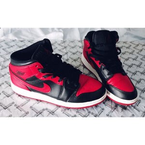 Nike Air Jordan 1 Chicago Bred High Low 554725-074 Sz 7Y - Ships Same Day